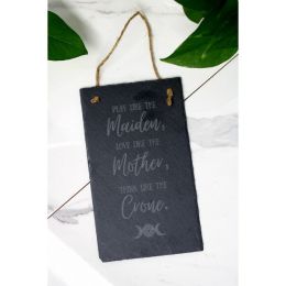 10" Slate Maiden, Mother + Crone Wall Hanging