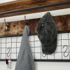 Good & Gracious Entryway Coat Rack/ Hall Tree with Bookshelves, Multiple Hooks, and Bench Seat
