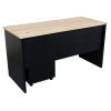 New design melamine desk office furniture latest wooden table designs office desk with movable drawers