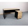 New design melamine desk office furniture latest wooden table designs office desk with movable drawers