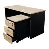 New design melamine desk office furniture latest wooden table designs office desk with movable drawers