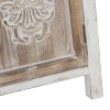 Weathered Wood Cabinet with 1 Drawer and 2 Doors Vintage Accent Storage Chest for Entryway, Living Room