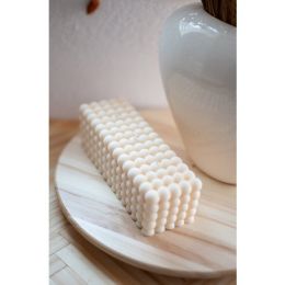 Brick Bubble Candle Collection (Color: Jade, Country of Manufacture: United States, Material: Cotton)