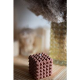 Piramide Bubble Candle Collection (Color: Jade, Country of Manufacture: United States, Material: Cotton)