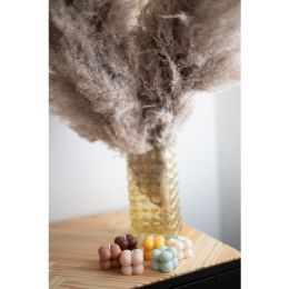 Mini Bubble Candle Collection (Color: Jade, Country of Manufacture: United States, Material: Cotton)