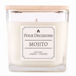 Mojito Soy Candle (Color: Mint, Country of Manufacture: United States, Material: Cotton)