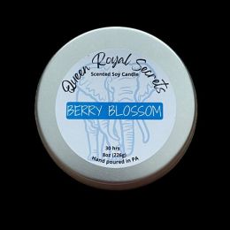 Double Wick Candles - Berry Blossom (Color: Teal, Country of Manufacture: United States)