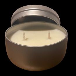 Double Wick Candles - Berry Blossom (Color: Silver, Country of Manufacture: United States)