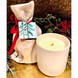 Scented Soy Candle (Color: Amber, Country of Manufacture: United States, Material: Ceramic)