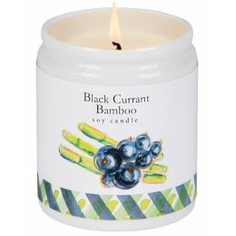 Scented Soy Candle (Color: Black, Country of Manufacture: United States, Material: Cotton)