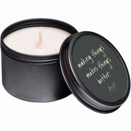 Soy Candle (Color: Saffron, Country of Manufacture: United States, Material: Cotton)