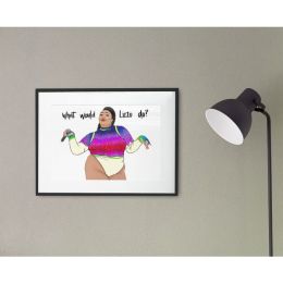 Lizzo Wall Art Print (Color: Bazaar, Country of Manufacture: United States, Material: Paper, Gender: Girls)