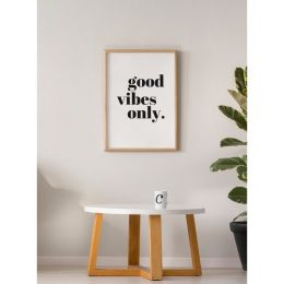 Good Vibes Only - Wall Art Print (Color: Bazaar, Country of Manufacture: United States, Material: Paper)