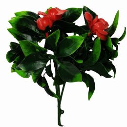 Bougainvillea Flower Stem 12" (Color: Red, Country of Manufacture: United States)