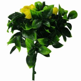 Bougainvillea Flower Stem 12" (Color: Yellow, Country of Manufacture: United States)