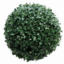 Artificial Boxwood Topiary Ball UV Resistant (Country of Manufacture: United States)