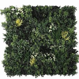 Artificial Green Wall 40" x 40" (Country of Manufacture: United States, Material: Metal)