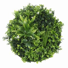 Artificial Green Wall Disc (Color: Black, Country of Manufacture: United States, Material: Plastic)