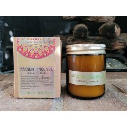 Artisan Soy Candle (Color: Amber, Country of Manufacture: United States, Material: Cotton)