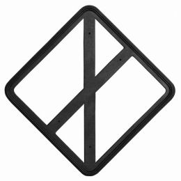 Diamond Or Square Frame (Color: Black, Country of Manufacture: United States, Material: Aluminum)