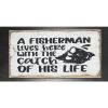 A Fisherman Lives Here With The Catch Of His Life