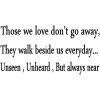 Those We Love Don'T Go Away