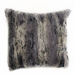 Plutus Soft Plush Animal Faux Fur Luxury Throw Pillow (Color: Blue, Country of Manufacture: United States)