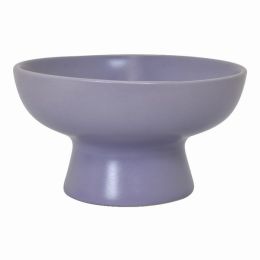 Plutus Brands Bowl in Colored Porcelain (Color: Purple, Country of Manufacture: United States, Material: Porcelain)