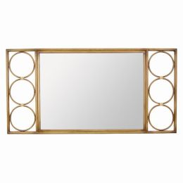 Plutus Brands Metal Mirror Decoration in Colored Metal (Country of Manufacture: United States, Material: Metal)