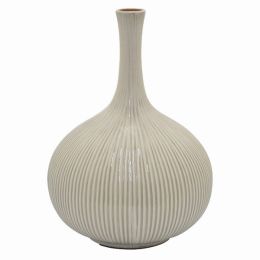 Plutus Brands Vase in Colored Porcelain (Color: White, Country of Manufacture: United States, Material: Porcelain)