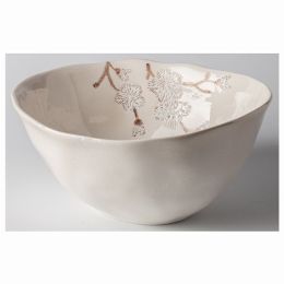 Plutus Brands Bowl in Colored Porcelain (Color: White, Country of Manufacture: United States, Material: Porcelain)