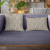 Plutus Stony Cut Velvet, Some Sparkle To It Luxury Throw Pillow