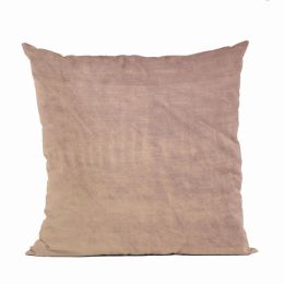 Plutus Lux Velvet Shiny Velvet Luxury Throw Pillow (Color: Blush, Country of Manufacture: United States, Material: Polyester)