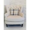 Plutus Plaid Rendezvous Luxury Throw Motif Pillow