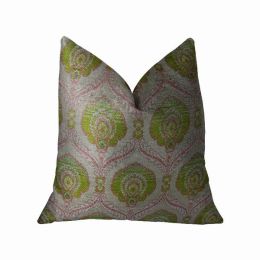 Plutus Handmade Luxury Pillow (Color: Pink, Country of Manufacture: United States, Material: Polyester)
