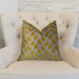 Plutus Handmade Luxury Pillow (Color: Copper, Country of Manufacture: United States, Material: Polyester)