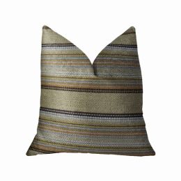Plutus Handmade Luxury Pillow (Color: Taupe, Country of Manufacture: United States, Material: Polyester)