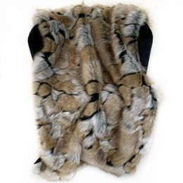 Plutus Plush Handmade Luxury Faux Fur Throw (Color: Black, Country of Manufacture: United States)