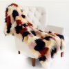 Plutus Plush Handmade Luxury Faux Fur Throw