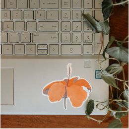 Hibiscus Sticker (Country of Manufacture: United States, Material: Vinyl)