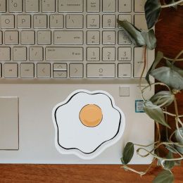 Sunny Side Sticker (Country of Manufacture: United States, Material: Vinyl)