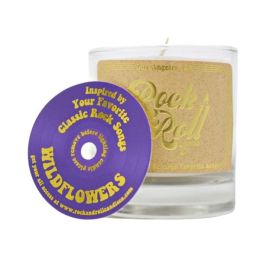 Wildflowers Candle (Color: White, Country of Manufacture: United States)